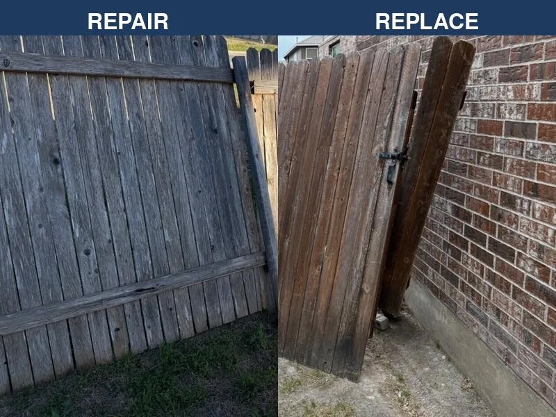 Fence Repair vs Replace